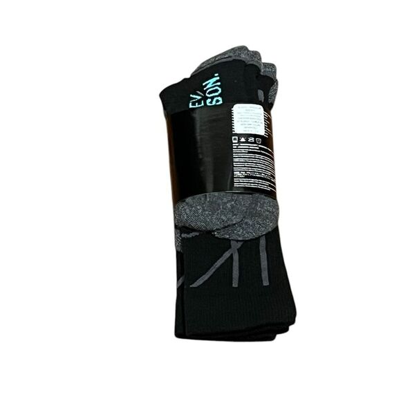 Harley-Davidson Black and Gray Riding Socks, Size M, NWT - Picture 3 of 6